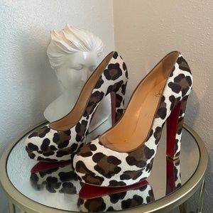 Animal Print Louboutin RETAIL 995